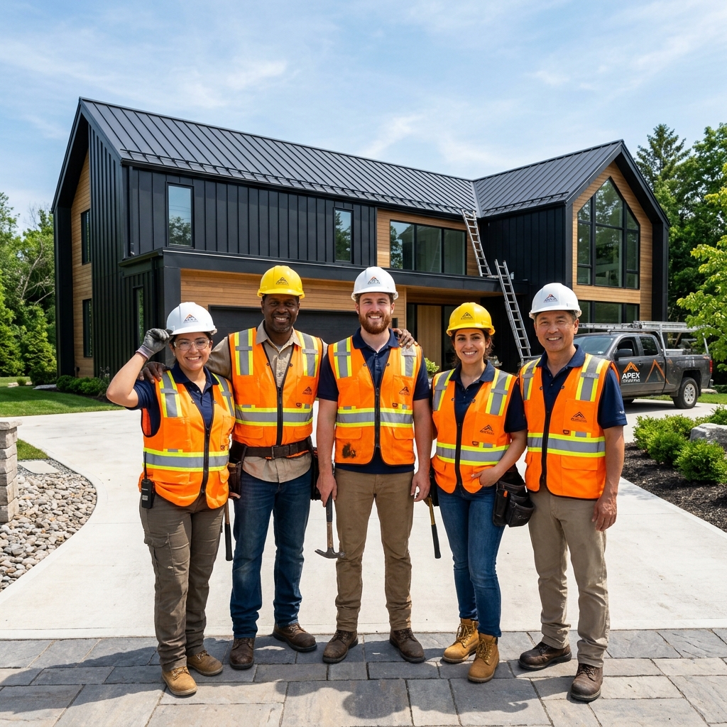 Roofing hero background